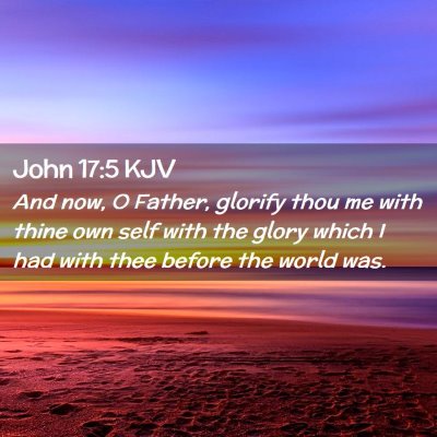 John 17:5 KJV Free Bible Images