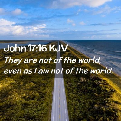 John 17:16 KJV Free Bible Images