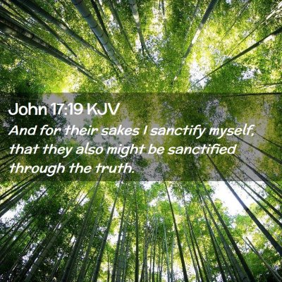 John 17:19 KJV Free Bible Images