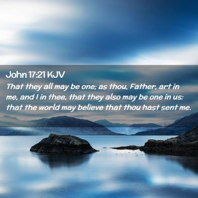 John 17:21 KJV Free Bible Images