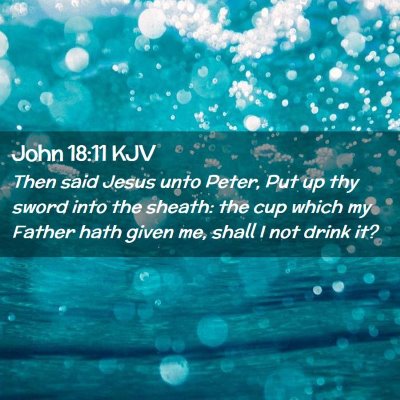 John 18:11 KJV Free Bible Images