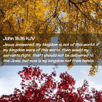 John 18:36 KJV Free Bible Images