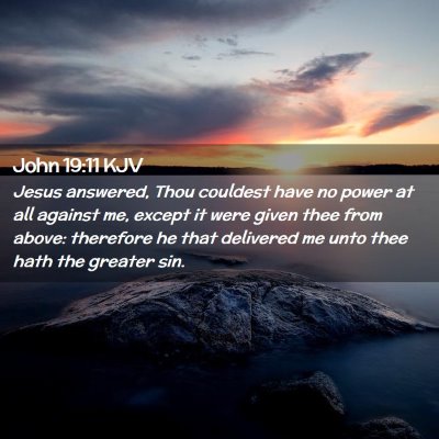 John 19:11 KJV Free Bible Images