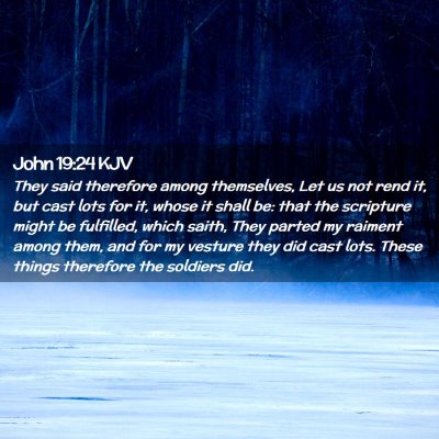 John 19:24 KJV Free Bible Images