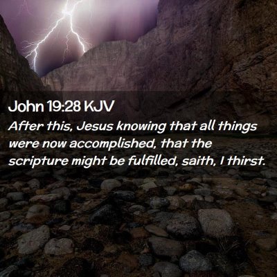 John 19:28 KJV Free Bible Images