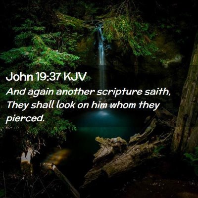 John 19:37 KJV Free Bible Images