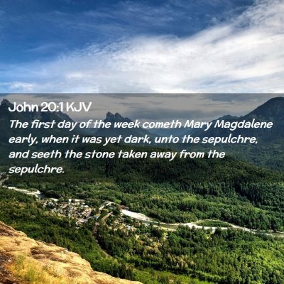 John 20:1 KJV Free Bible Images