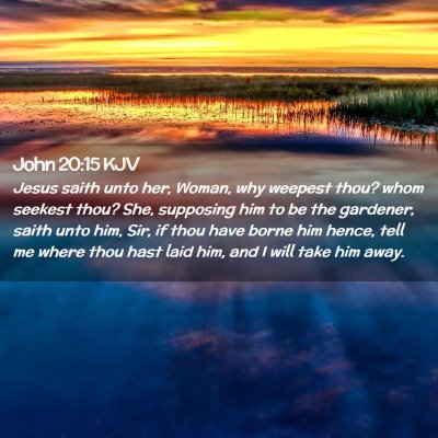 John 20:15 KJV Free Bible Images