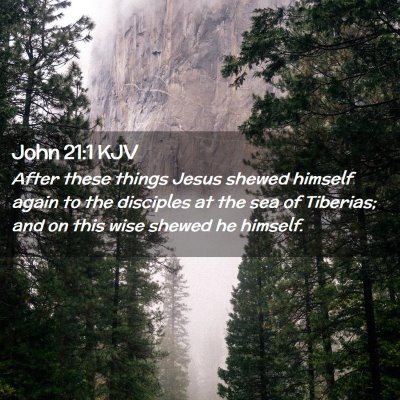 John 21:1 KJV Free Bible Images