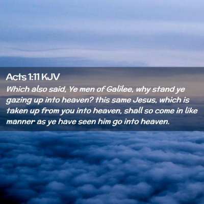 Acts 1:11 KJV Free Bible Images