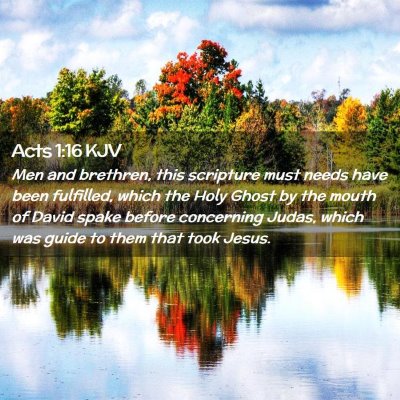 Acts 1:16 KJV Free Bible Images