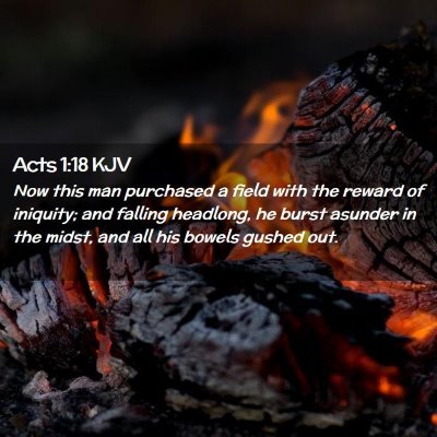 Acts 1:18 KJV Free Bible Images