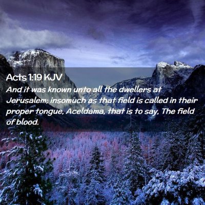 Acts 1:19 KJV Free Bible Images