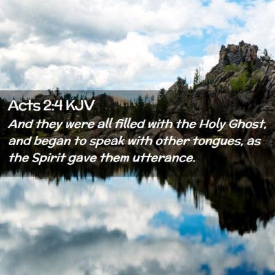 Acts 2:4 KJV Free Bible Images