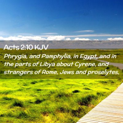 Acts 2:10 KJV Free Bible Images