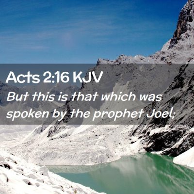 Acts 2:16 KJV Free Bible Images