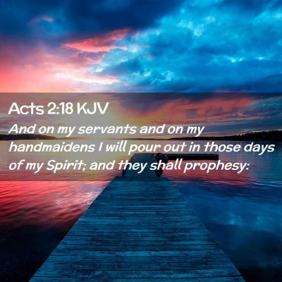 Acts 2:18 KJV Free Bible Images