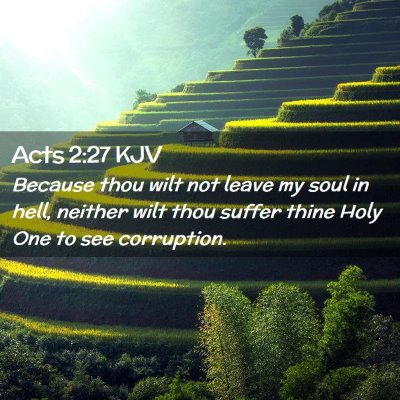 Acts 2:27 KJV Free Bible Images