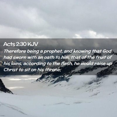 Acts 2:30 KJV Free Bible Images