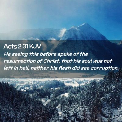 Acts 2:31 KJV Free Bible Images