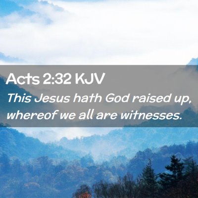 Acts 2:32 KJV Free Bible Images