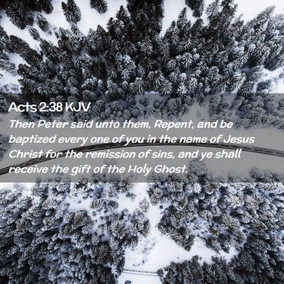 Acts 2:38 KJV Free Bible Images