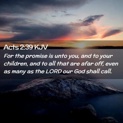 Acts 2:39 KJV Free Bible Images