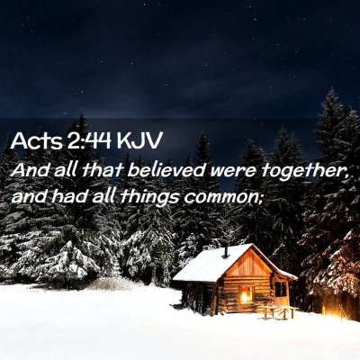 Acts 2:44 KJV Free Bible Images