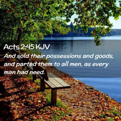 Acts 2:45 KJV Free Bible Images