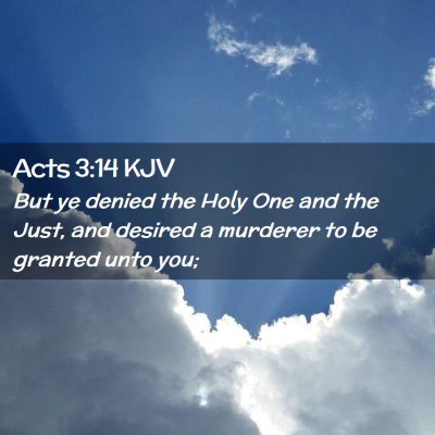 Acts 3:14 KJV Free Bible Images