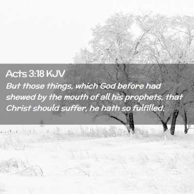 Acts 3:18 KJV Free Bible Images