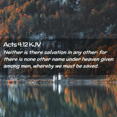 Acts 4:12 KJV Free Bible Images