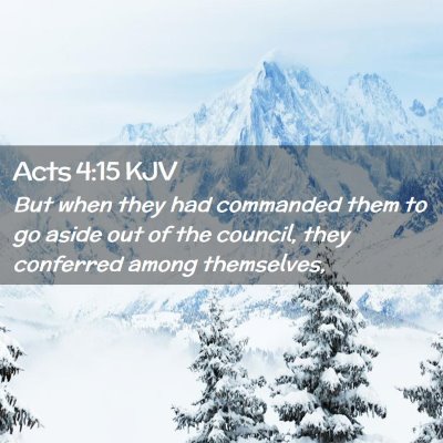 Acts 4:15 KJV Free Bible Images