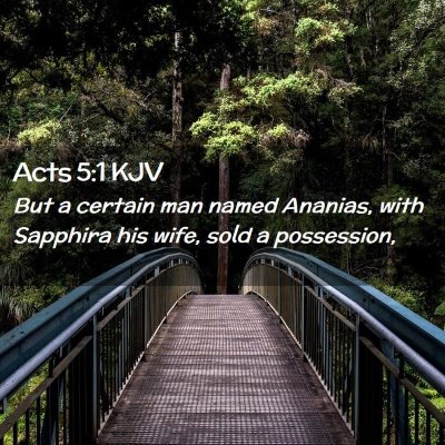 Acts 5:1 KJV Free Bible Images