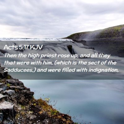 Acts 5:17 KJV Free Bible Images