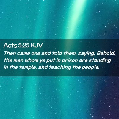 Acts 5:25 KJV Free Bible Images