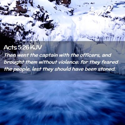 Acts 5:26 KJV Free Bible Images