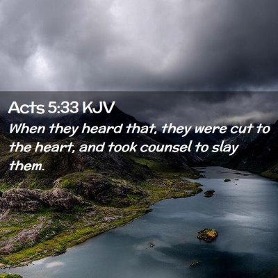 Acts 5:33 KJV Free Bible Images