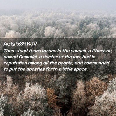 Acts 5:34 KJV Free Bible Images