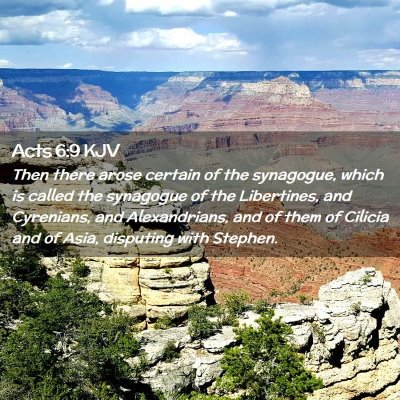 Acts 6:9 KJV Free Bible Images