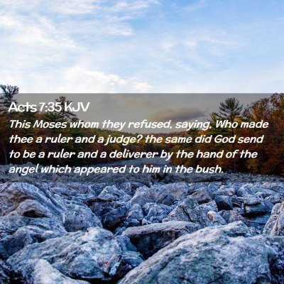 Acts 7:35 KJV Free Bible Images