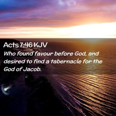 Acts 7:46 KJV Free Bible Images