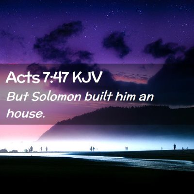 Acts 7:47 KJV Free Bible Images