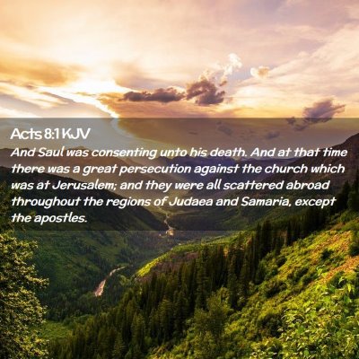 Acts 8:1 KJV Free Bible Images