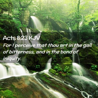 Acts 8:23 KJV Free Bible Images