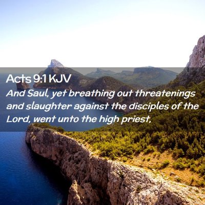 Acts 9:1 KJV Free Bible Images