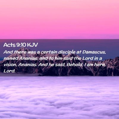 Acts 9:10 KJV Free Bible Images