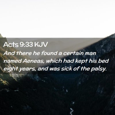 Acts 9:33 KJV Free Bible Images