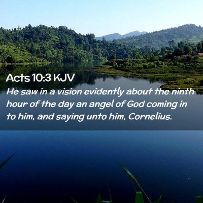 Acts 10:3 KJV Free Bible Images