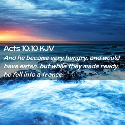 Acts 10:10 KJV Free Bible Images